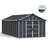 Caseta de jardín Yukon 643x332x252 cm con suelo