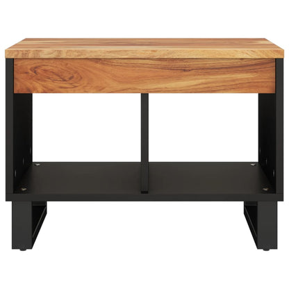 Mesa De Centro De Madera Maciza De Acacia 55x50x40 Cm_1