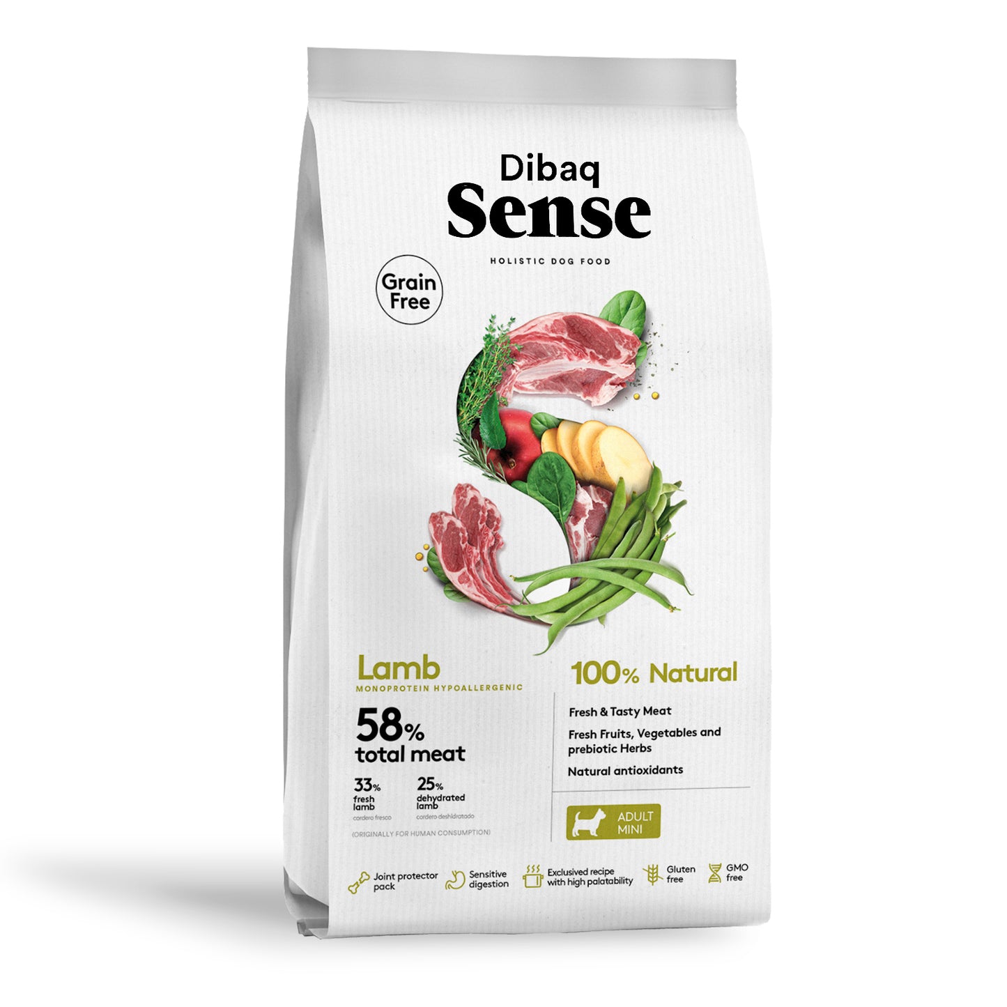 Dibaq Sense Grain Free Cordero Mini_0