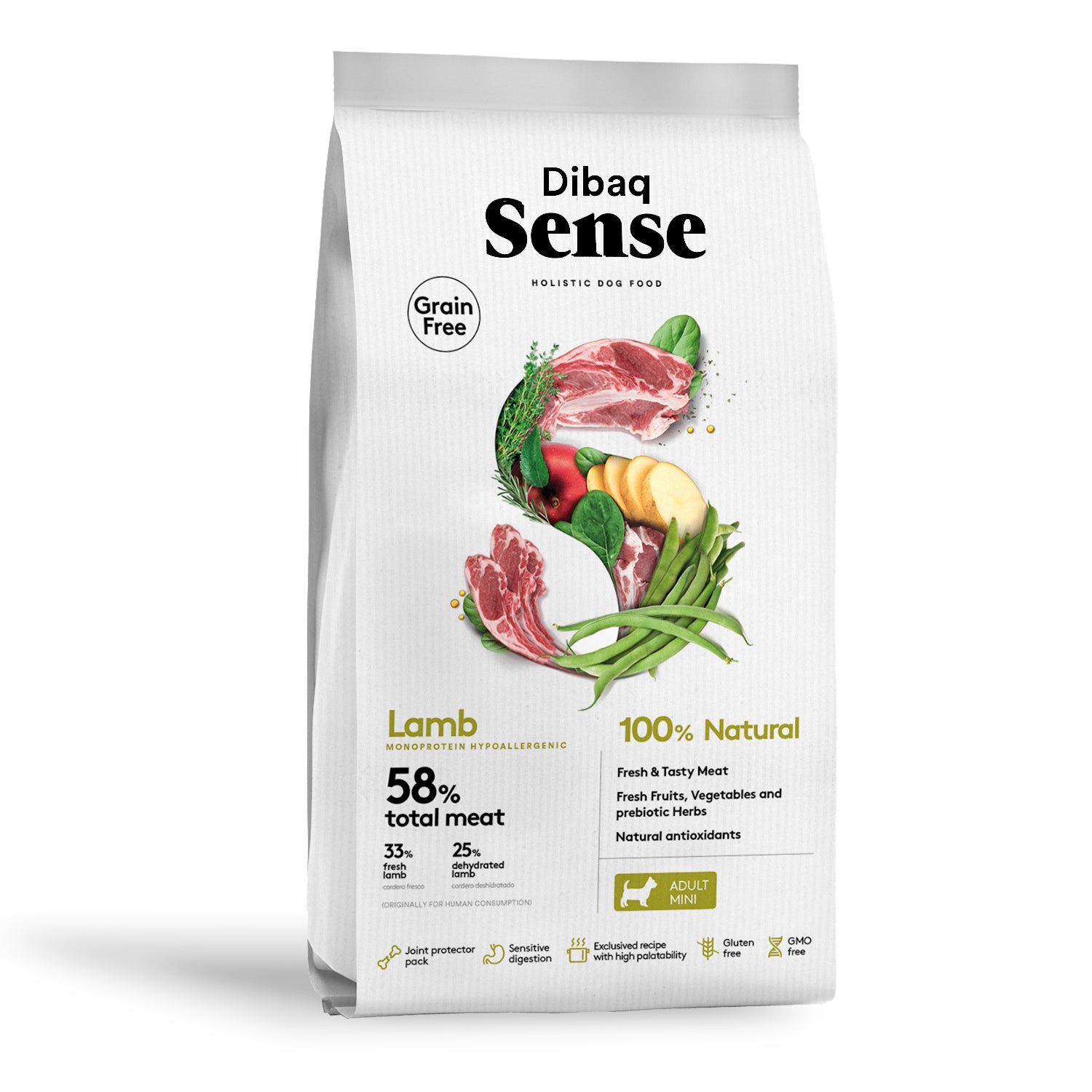 Dibaq Sense Grain Free Cordero Mini_0