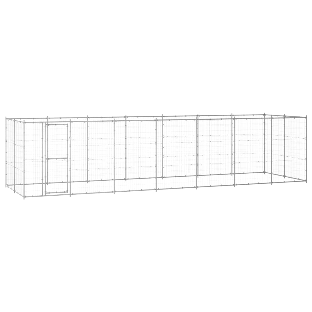 Perrera De Exterior De Acero Galvanizado 16,94 M²_1