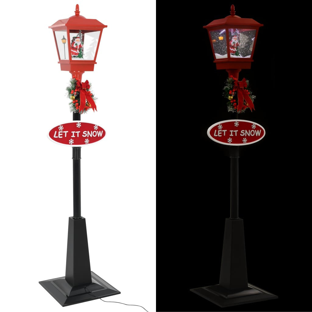 Vidaxl Farola De Navidad Con Papá Noel Y Led 180 Cm_4