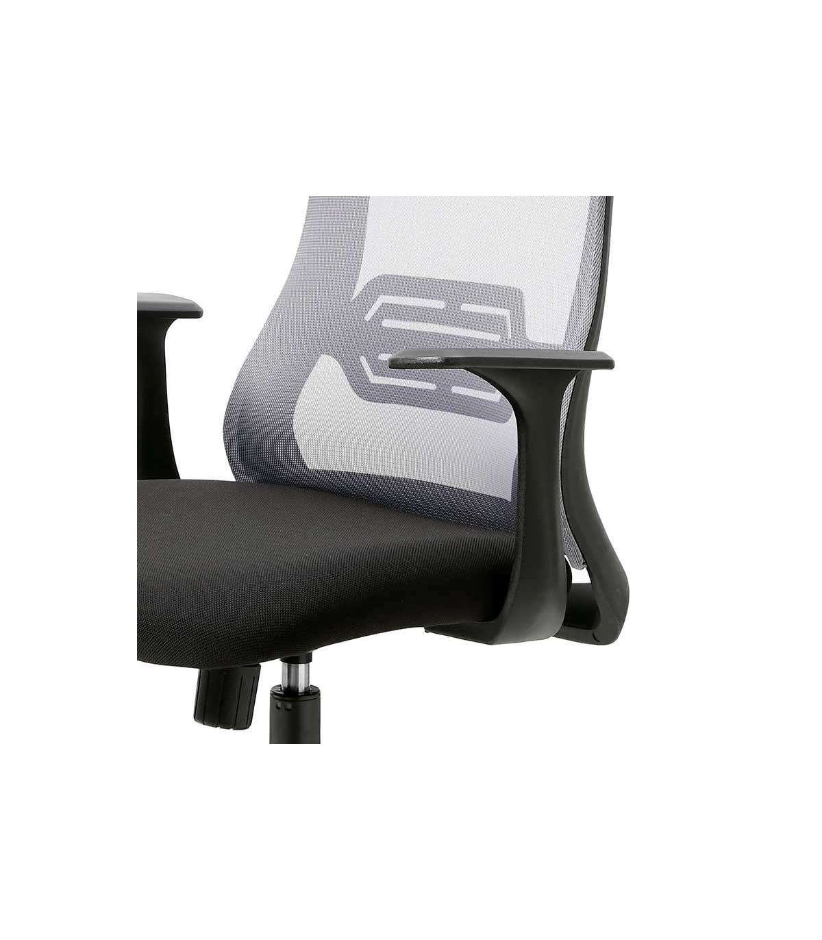 Silla Despacho Giratoria Elevable Acabado Negro/gris 65 Cm(ancho) 113-121 Cm(altura) 57 Cm_4