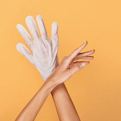 Guantes Mascarilla reparadores  Melocotón y Manteca de Karité Iroha Nature 2 x 9ml