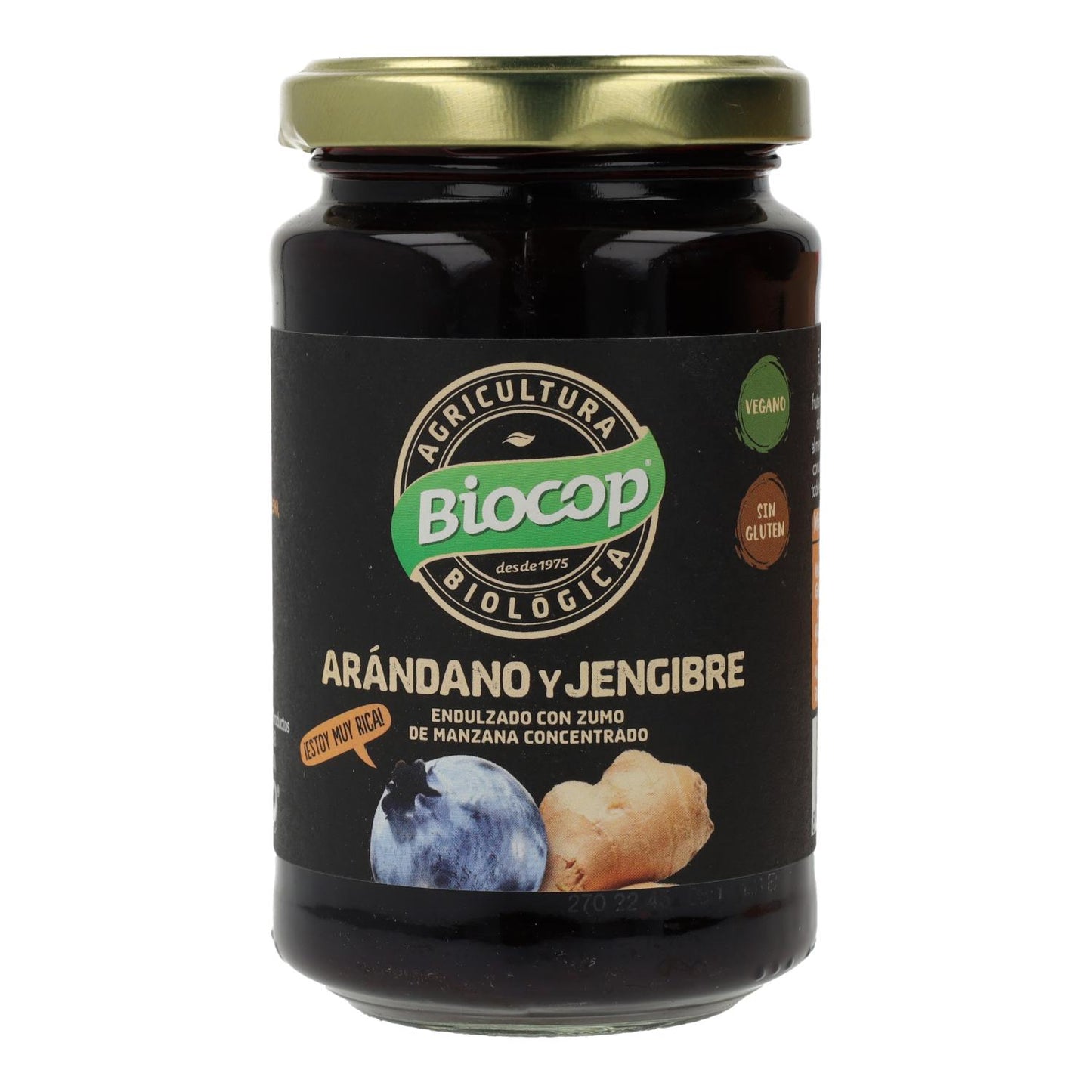 Compota de Arándanos y Jengibre BIO Biocop 265 g