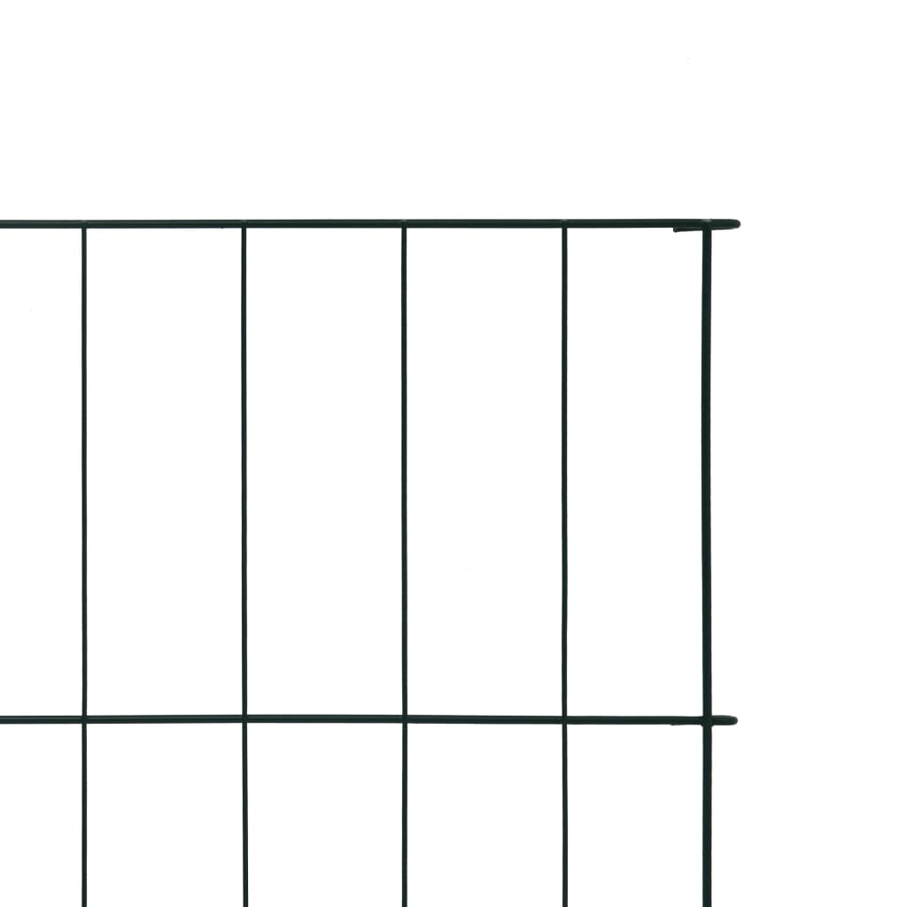 Set De Valla De Jardín Arqueada Verde 115x79 Cm / Vetonek_0