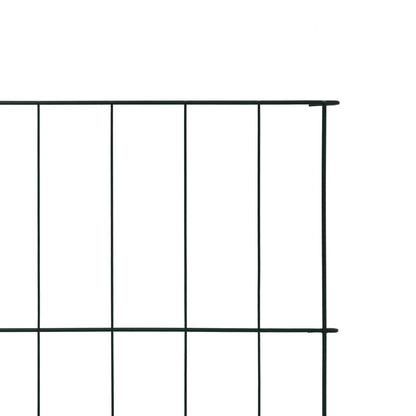 Set De Valla De Jardín Arqueada Verde 115x79 Cm / Vetonek_0