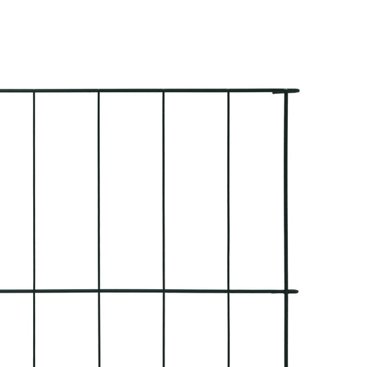 Set De Valla De Jardín Arqueada Verde 115x79 Cm / Vetonek_0
