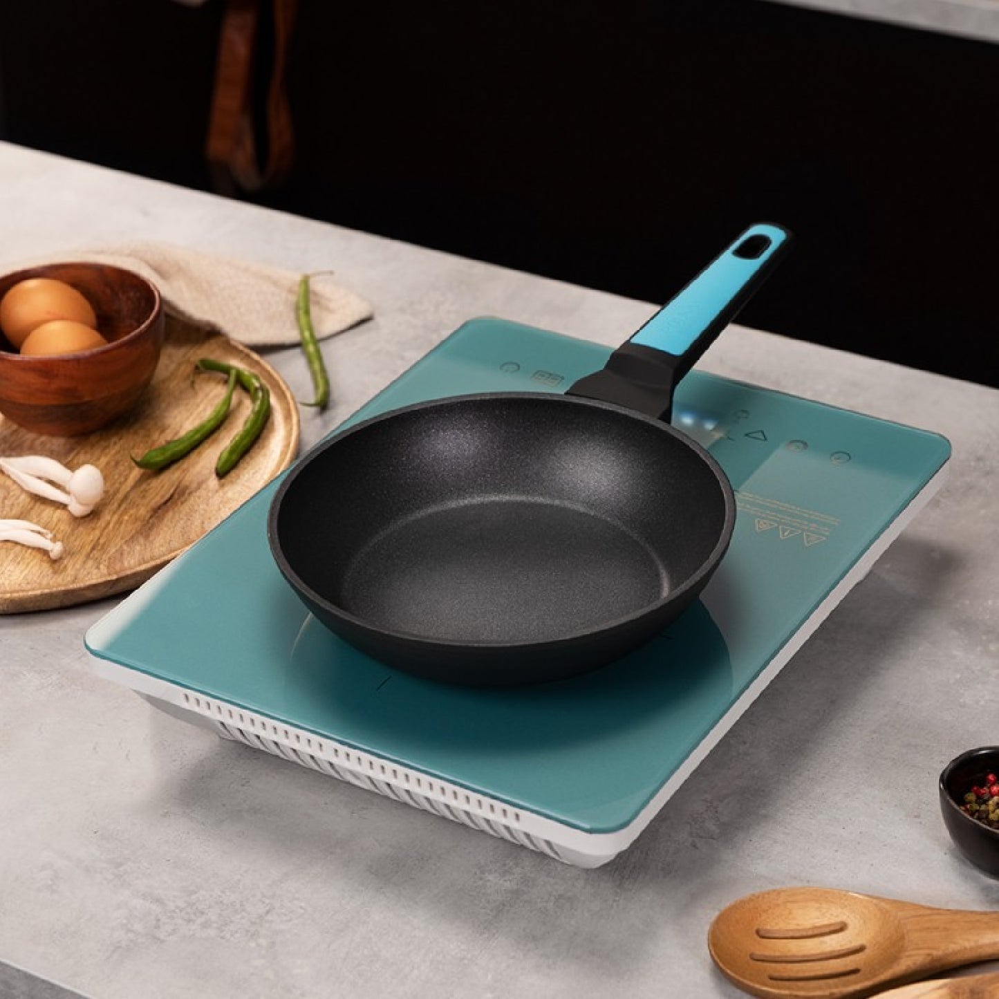 Cecotec Sartén Polka Platinum 20 Bucket Thunder_4