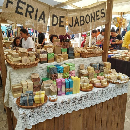 5 Barra Jabón Artesano De Árbol De Té 1.2kg Venta Por Mayor. Evita El Acné. Apto Para Higiene Íntima. Exfoliante Suave_3