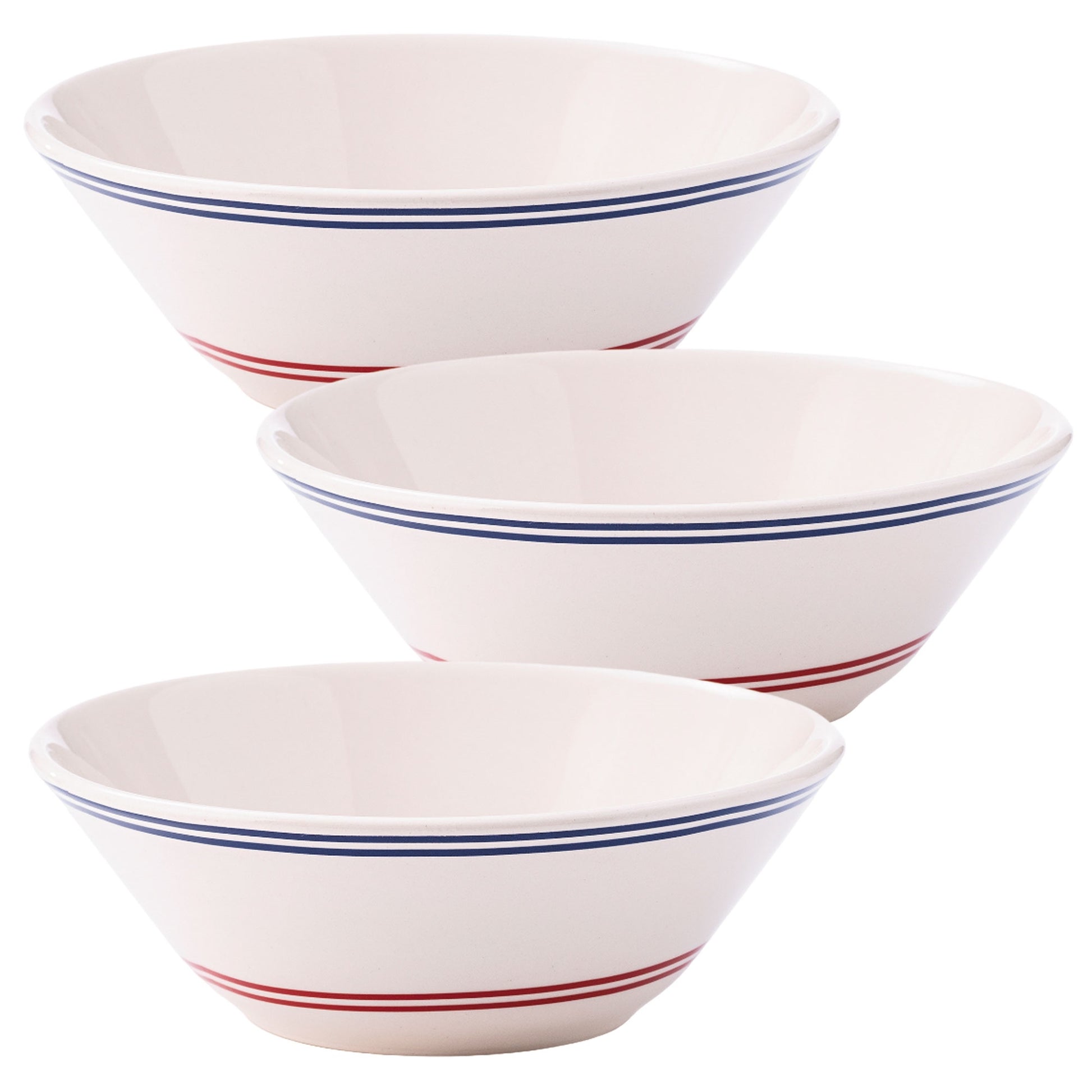 Set 3pzs Boles Para Servir En Gres El Ganso