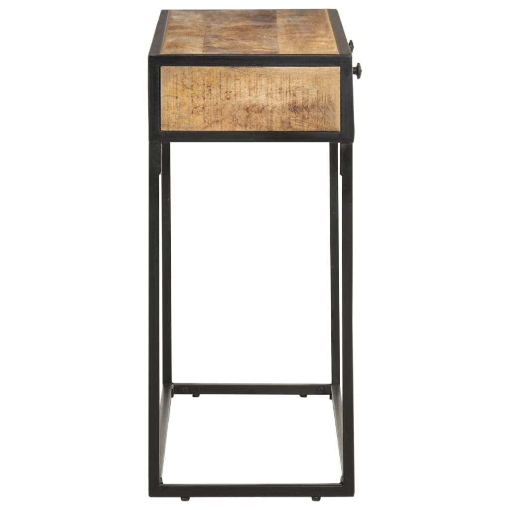 Mesa Consola De Madera Maciza De Mango 100x35x75 Cm_2