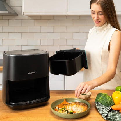 Freidora De Aire Sin Aceite De 5,5 L Cecofry Fantastik Inox 5500 Air Fryer 1700 W, 9 Menús, Acabados En Acero Inoxidable, Tecnología Perfectcook, 80_2