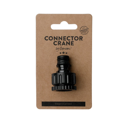 Conector De Grifo, Negro, Plástico, 4,5 X 3,2 X 2,5 Cm