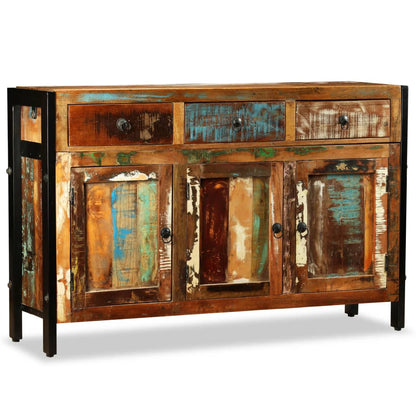 Aparador De Madera Reciclada Maciza 120x35x76 Cm_1