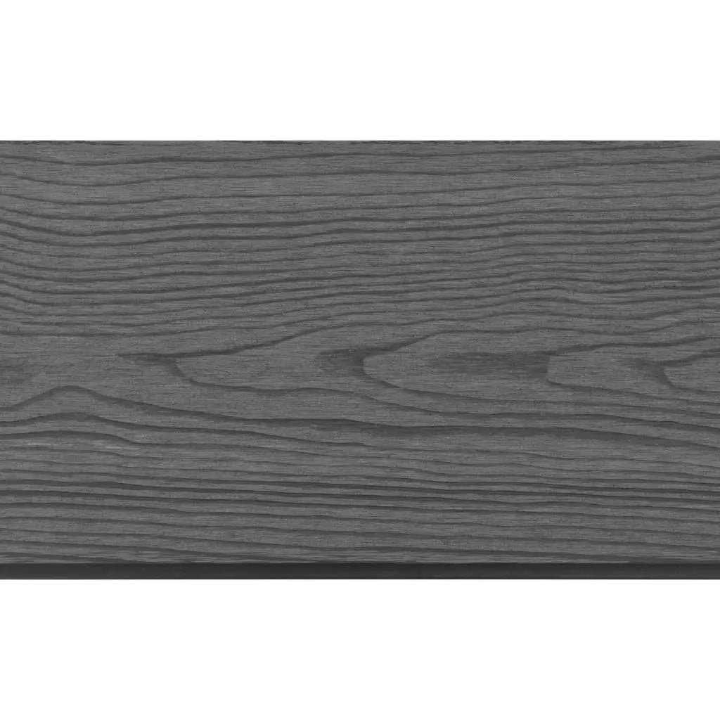 Tableros De Valla De Repuesto 9 Uds Wpc Gris 170 Cm / Vetonek_2