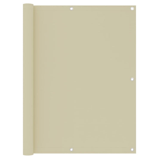Vidaxl Toldo Para Balcón Tela Oxford Crema 120x500 Cm_0