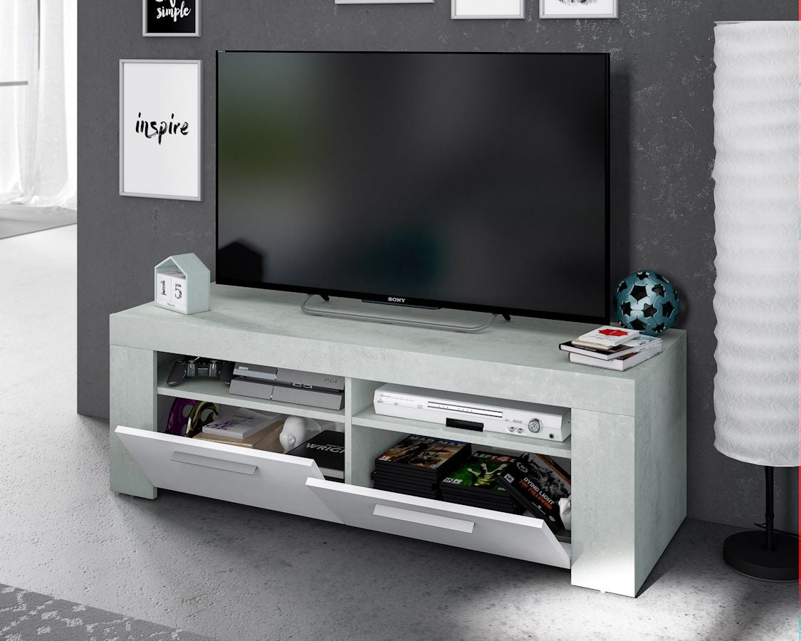 Mueble Tv Ambit Blanco Cemento_1