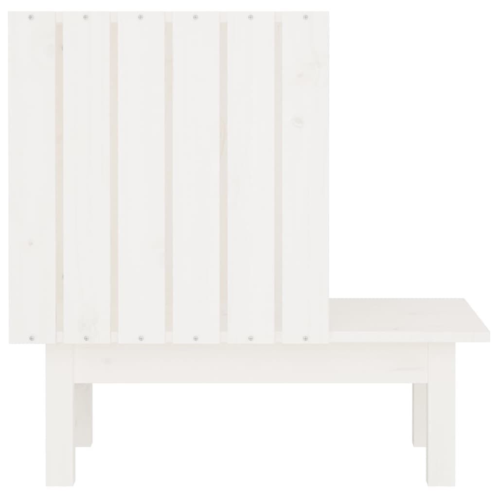 Vidaxl Casa Para Gatos De Madera Maciza De Pino Blanco 60x36x60 Cm_4