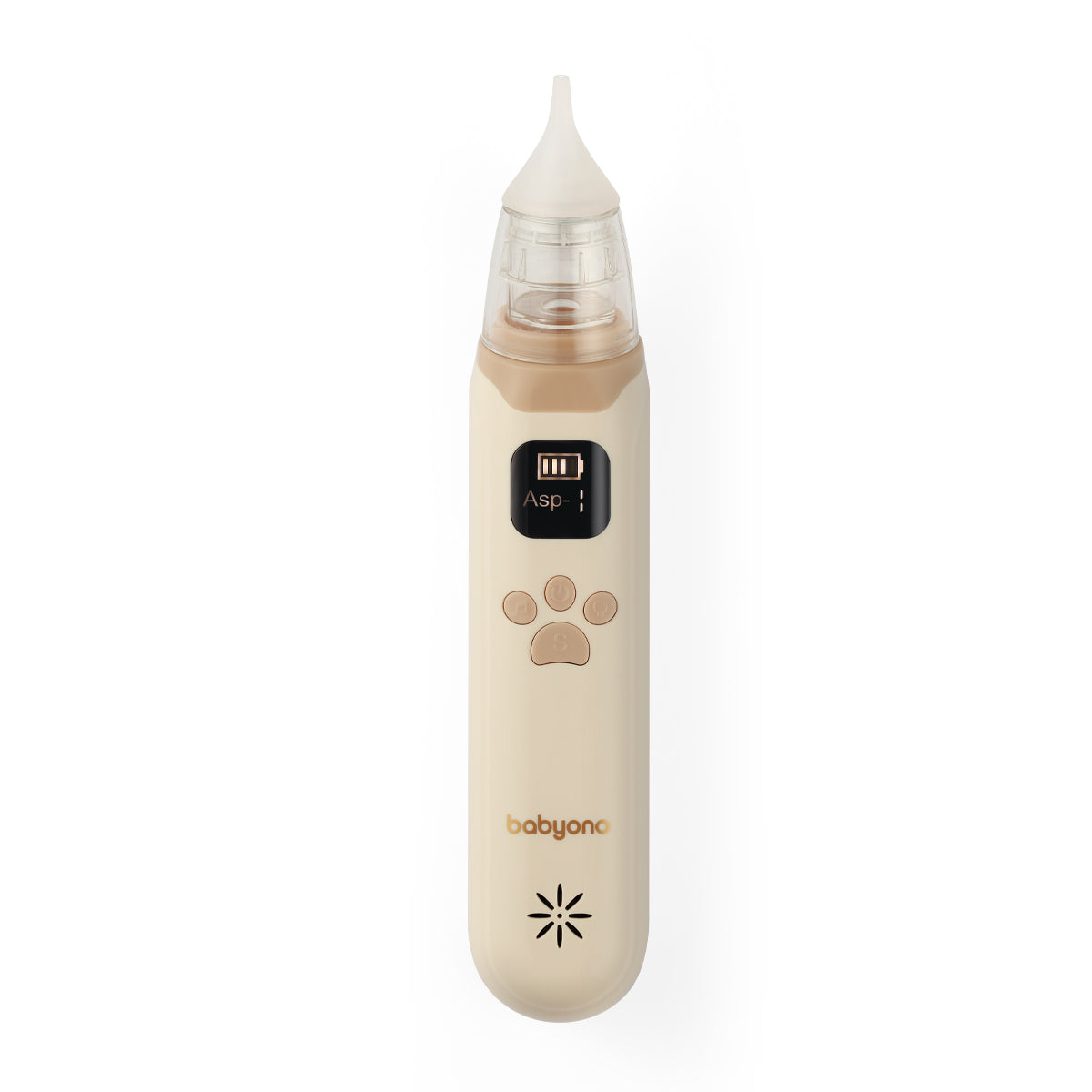 Babyono Aspirador Nasal Eléctrico Ultrasilencioso Beige_1