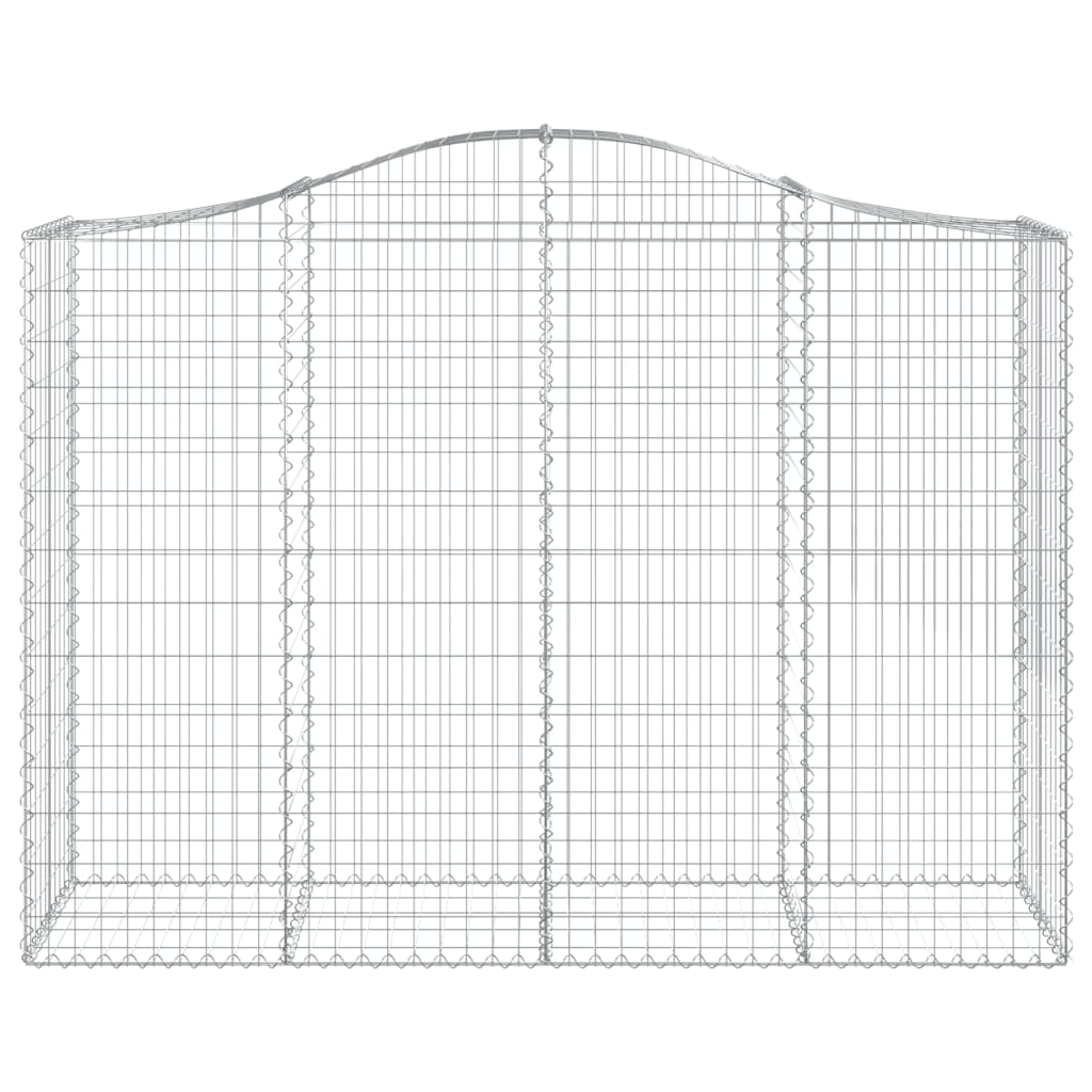 Cestas Gaviones 10 Uds Forma De Arco Hierro 200x50x140/160 Cm_3