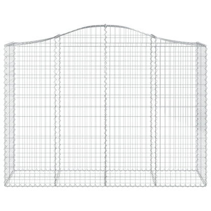 Cestas Gaviones 10 Uds Forma De Arco Hierro 200x50x140/160 Cm_3