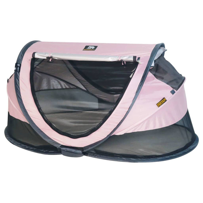 Deryan Cuna De Viaje Desplegable Toddler Luxe Con Mosquitera Rosa_3