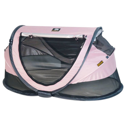 Deryan Cuna De Viaje Desplegable Toddler Luxe Con Mosquitera Rosa_3