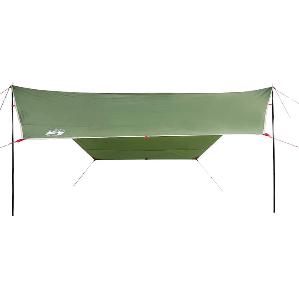 Lona De Camping Impermeable Verde 430x380x210 Cm_4