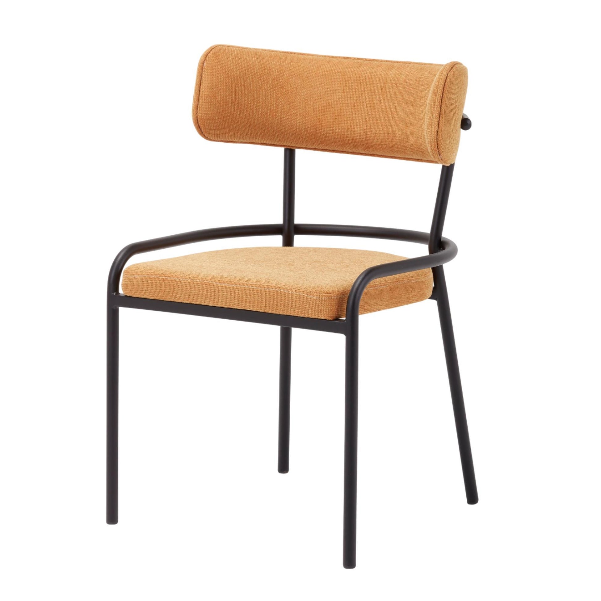Silla Pole Mostaza - Diseño Minimalista 55x60x95cm - Well Home_0