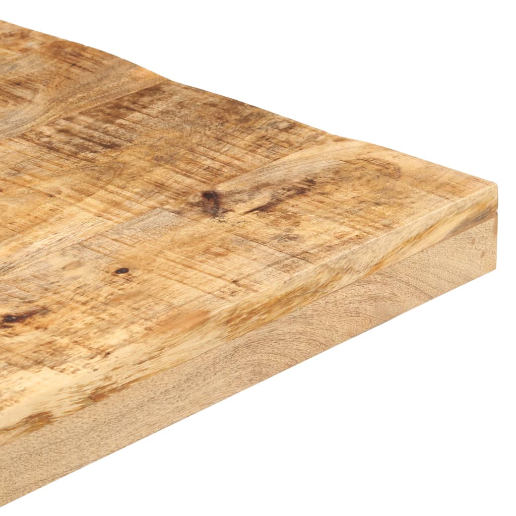 Mesa De Bistró Cuadrada Madera De Mango Rugosa 60x60x75 Cm_2