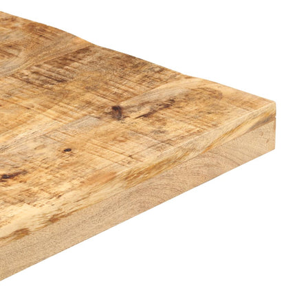 Mesa Alta De Bar Cuadrada Madera De Mango Rugosa 50x50x110 Cm_2