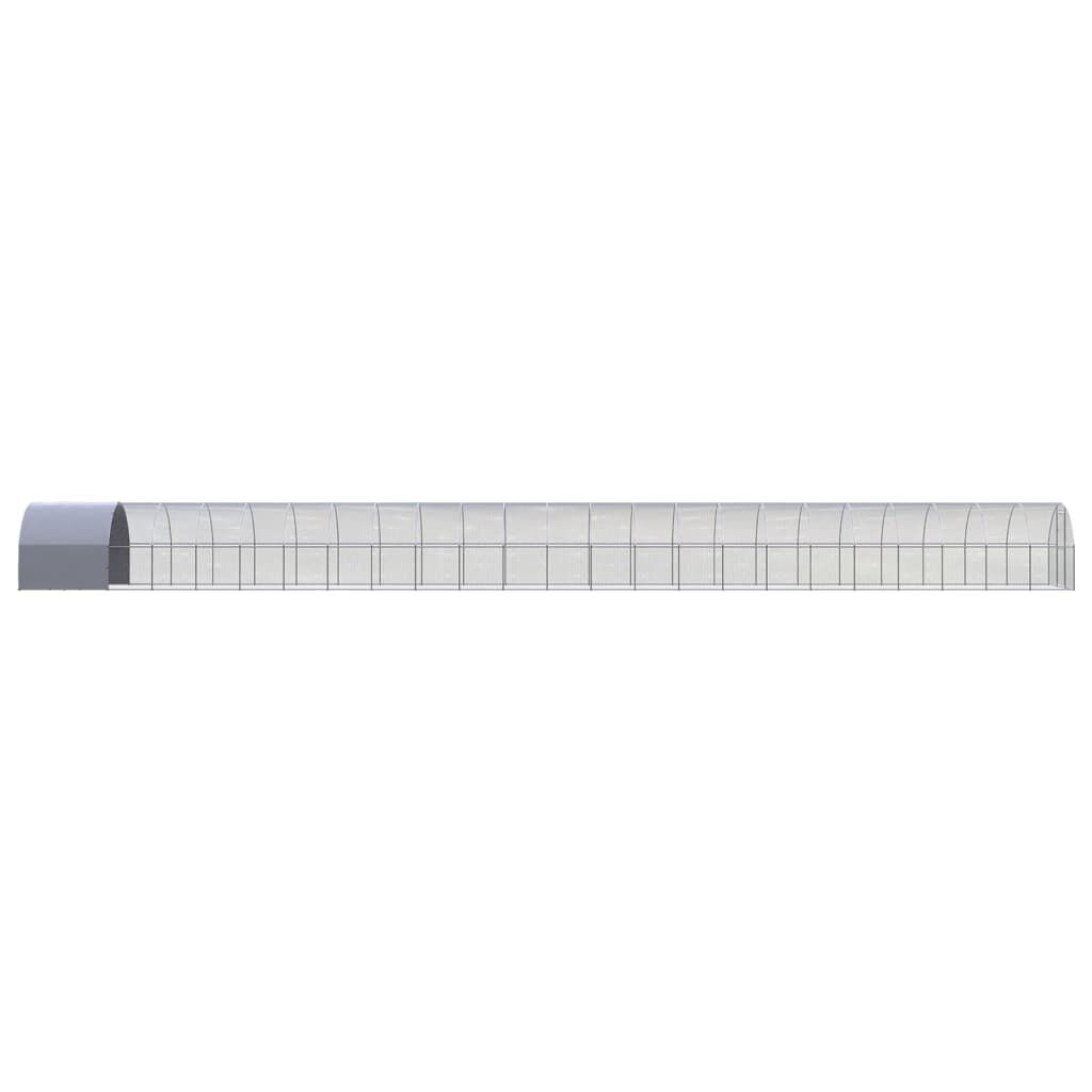 Vidaxl Gallinero De Exterior De Acero Galvanizado 3x24x2 M_3