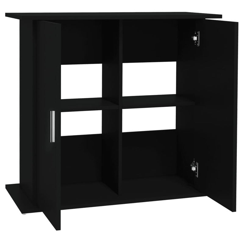Vidaxl Soporte Para Acuario Madera De Ingeniería Negro 81x36x73 Cm_5
