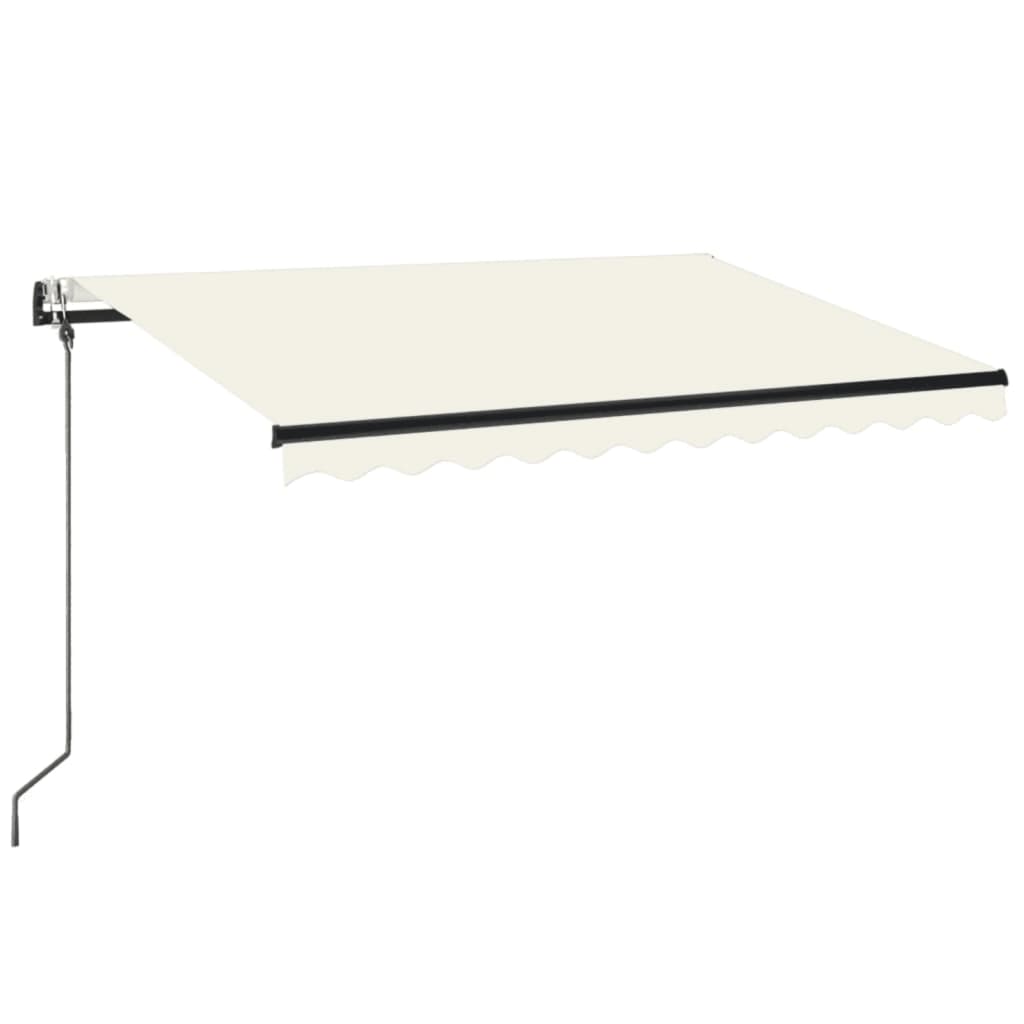 Toldo Automático Con Led Y Sensor De Viento Crema 350x250 Cm_0