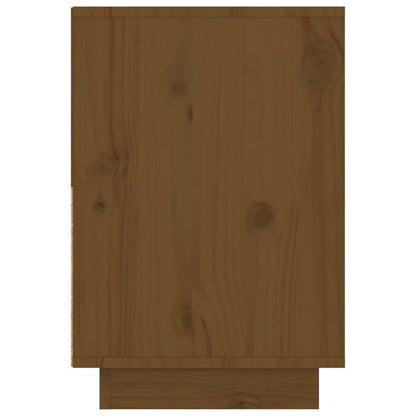 Mesitas De Noche 2 Uds Madera De Pino Marrón Miel 60x34x51 Cm_3