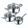Set 5pc Bateria Cocina Acero Inox Ind Gris Alexia