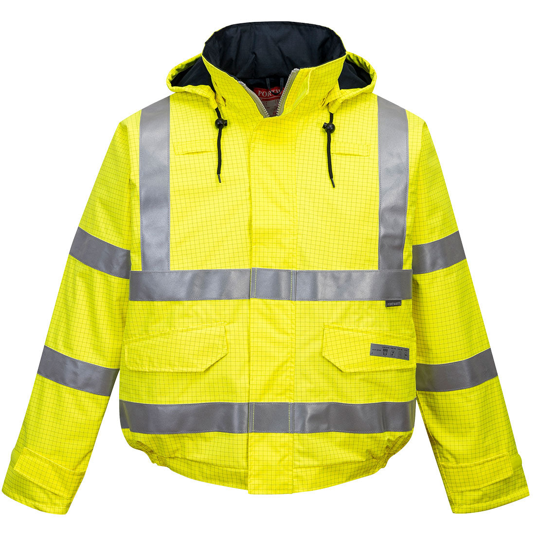 Cazadora De Alta Visibilidad, Resistente A La Llama Y Antiestática Bizflame Rain / Xxxl / Naranja_1