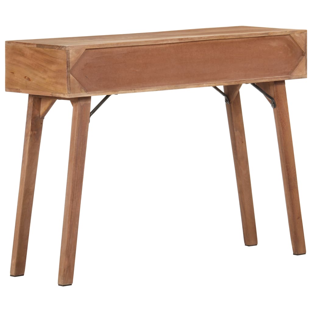 Mesa Consola De Madera Maciza De Mango 100x35x76 Cm_1