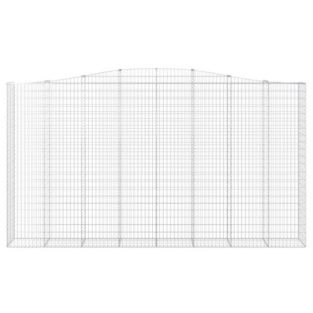 Cestas De Gaviones 6 Uds Forma De Arco Hierro 400x50x220/240 Cm_3