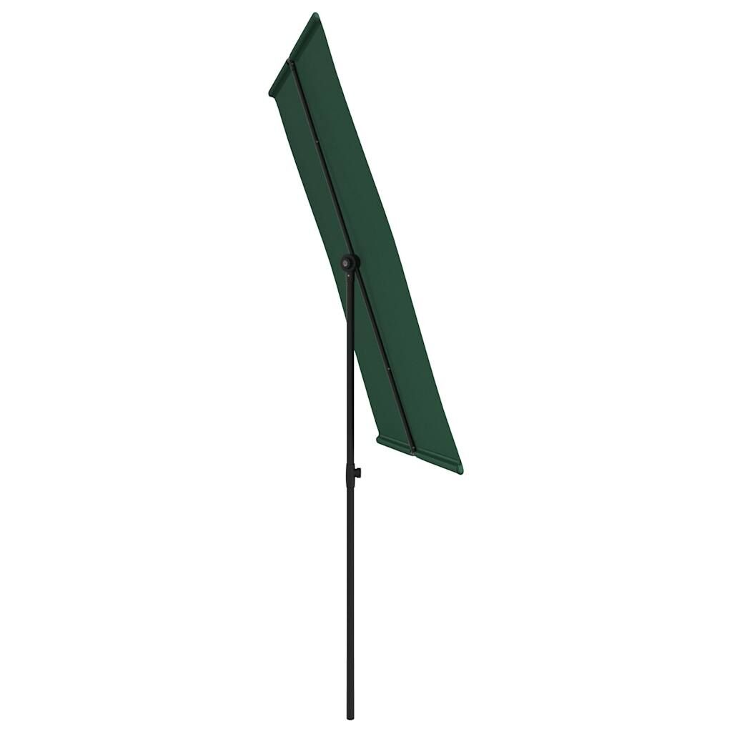 Vidaxl Sombrilla De Jardín Con Palo De Aluminio Verde 2x1,5 M_4