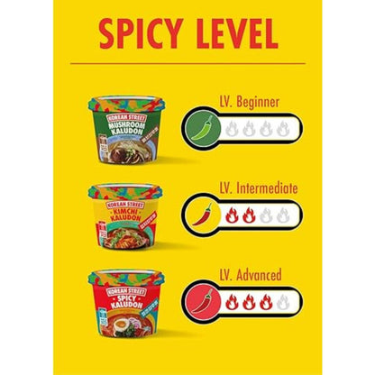 Fideos instantáneos, Ra Udong, champiñón Korean Street 213 g