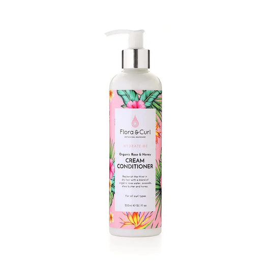 Acondicionador Crema Rose Water & Honey Flora And Curl 300ml_0