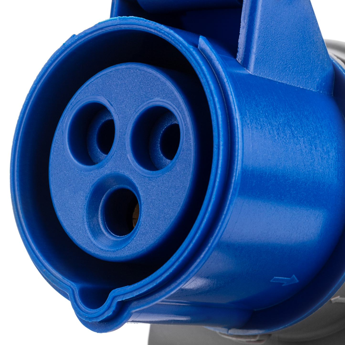 Base De Enchufe Industrial Cetac 90º Hembra 2p+t 16a 250v Ip44 De Superficie_4