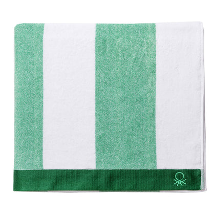 Set 2pc Toalla De Playa (toalla 90x160cm + Bolsa 144tc Hilo Teñido) Verde Rainbow Be_3