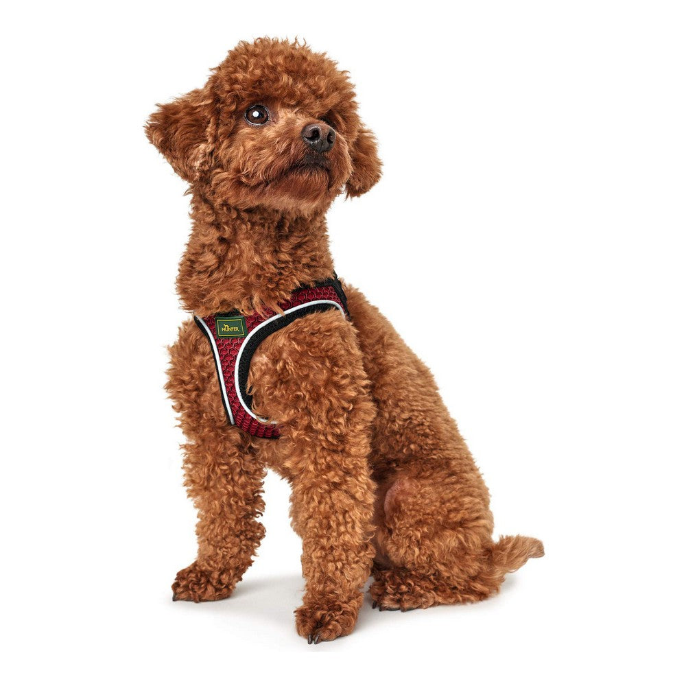 Arnés Para Perros Hunter Hilo-comfort Rojo Talla S/m (48-55 Cm)_0