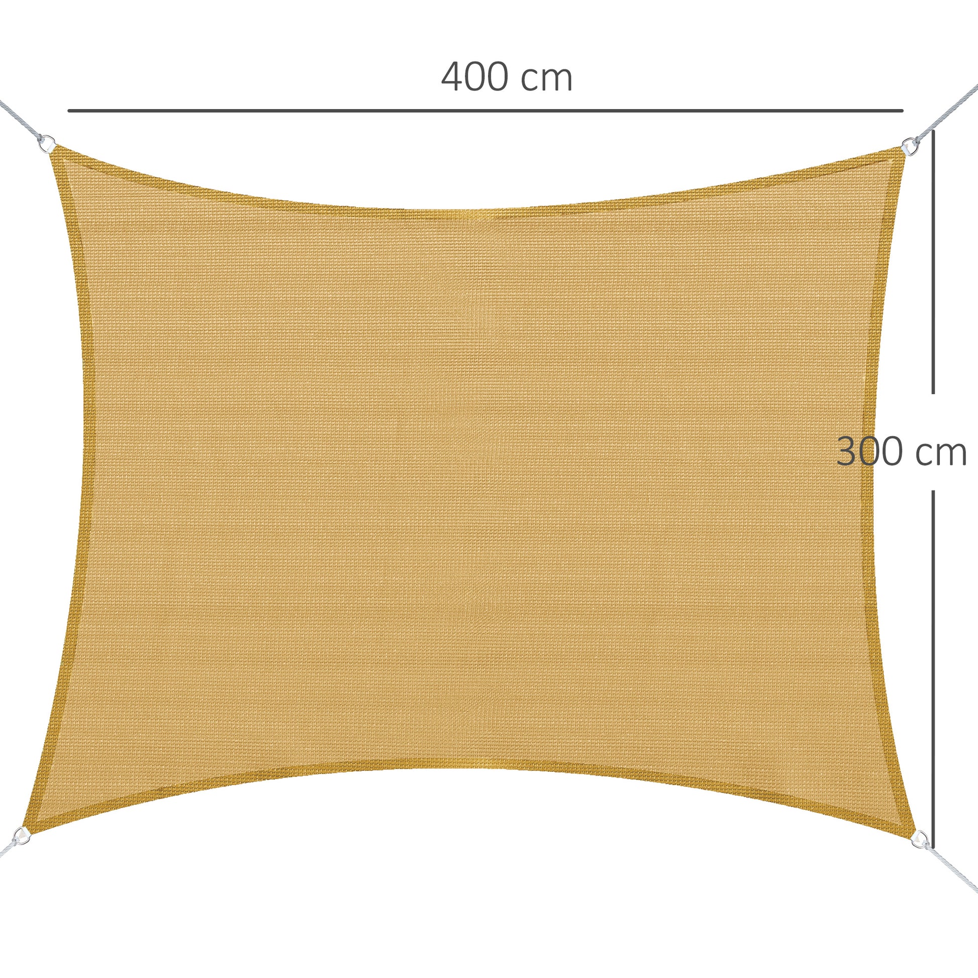 Outsunny - Toldo Vela Rectangular (varios Tamaños Y Colores)_2