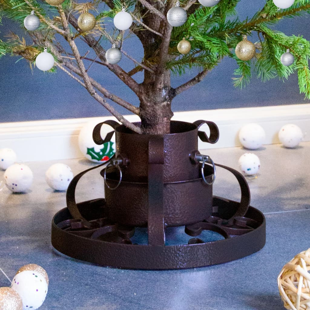 Vidaxl Soporte Para Árbol De Navidad Cobre Envejecido 29x29x15,5 Cm_1