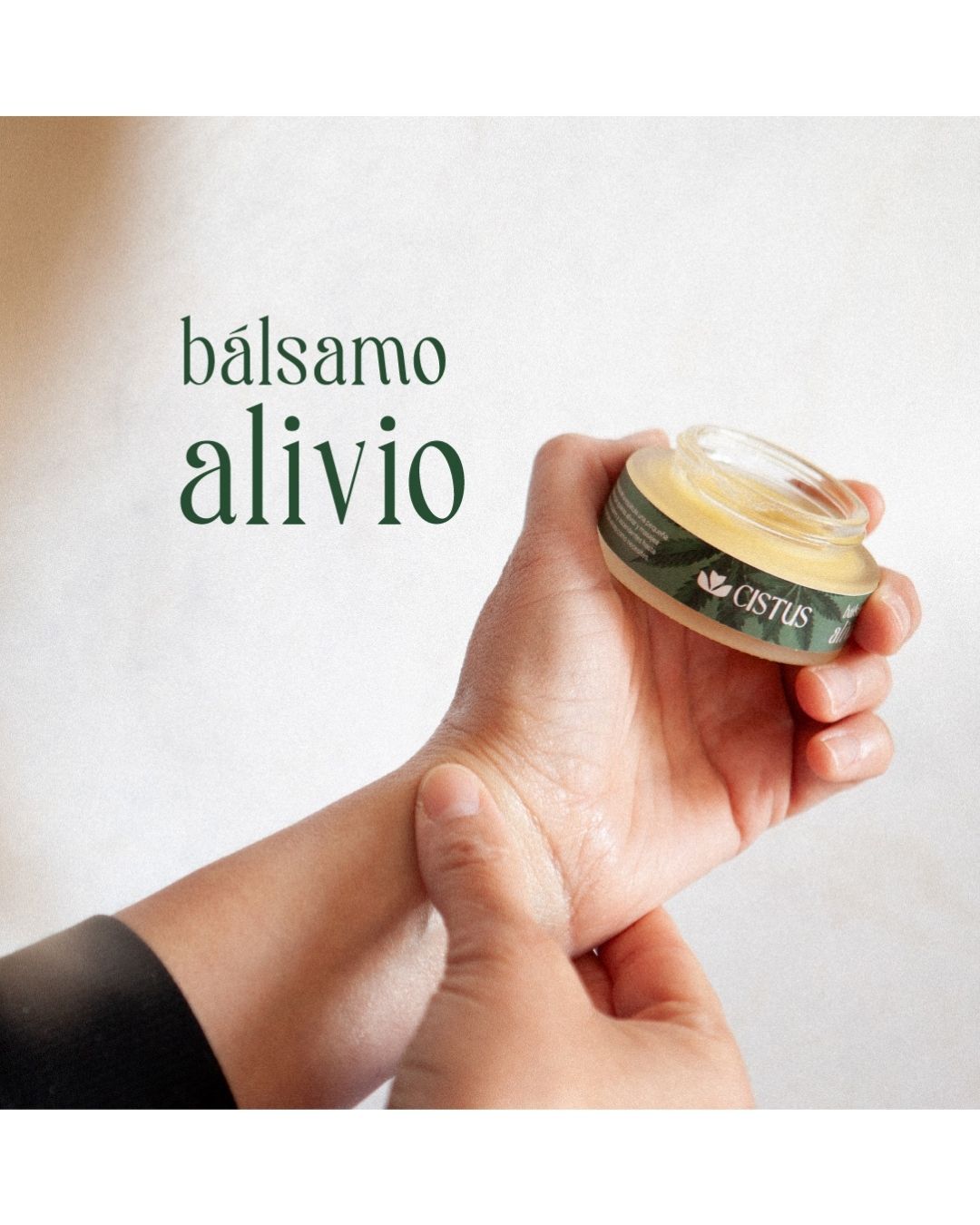 Bálsamo de masaje para molestias musculares y articulares con 10% CBD, Árnica e Hipérico | ALIVIO 30 ml_3