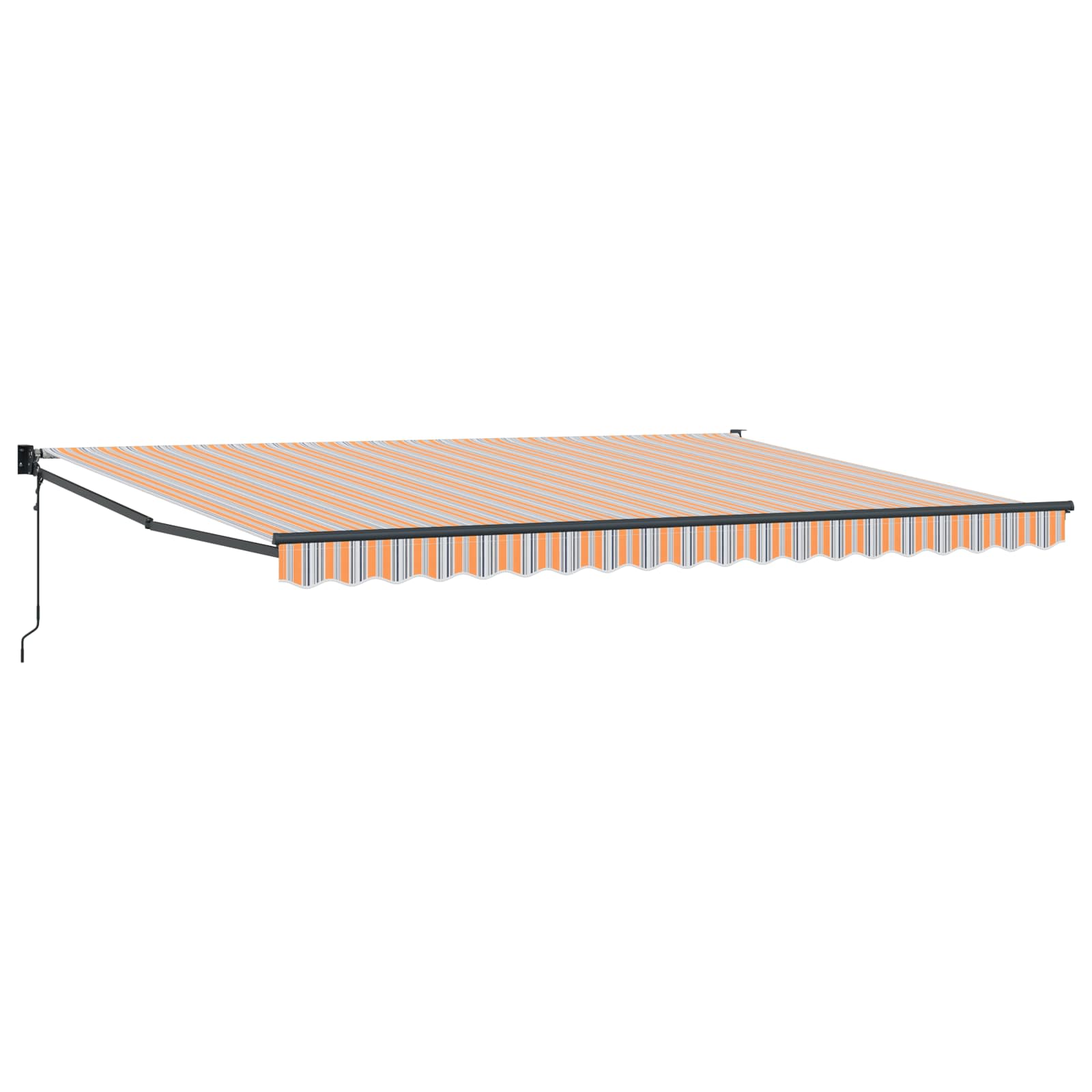 Toldo Retráctil Multicolor 450 X 300 Cm Poliéster Y Metal_0